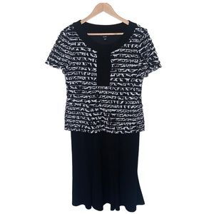 GNW Black and White Size 14 90s